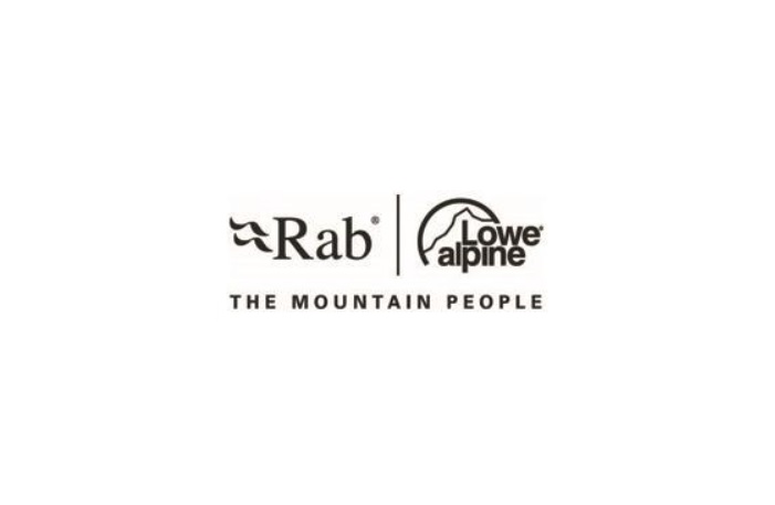 logo Rab, logo Lowe Alpine, The mountain people